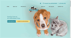 Desktop Screenshot of pkwyvetclinic.com